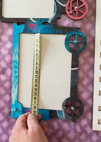 Renkli Tren Tasarımlı Çerçeve - Görsel 7