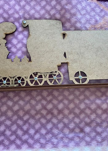 Renkli Tren Tasarımlı Çerçeve - Görsel 3