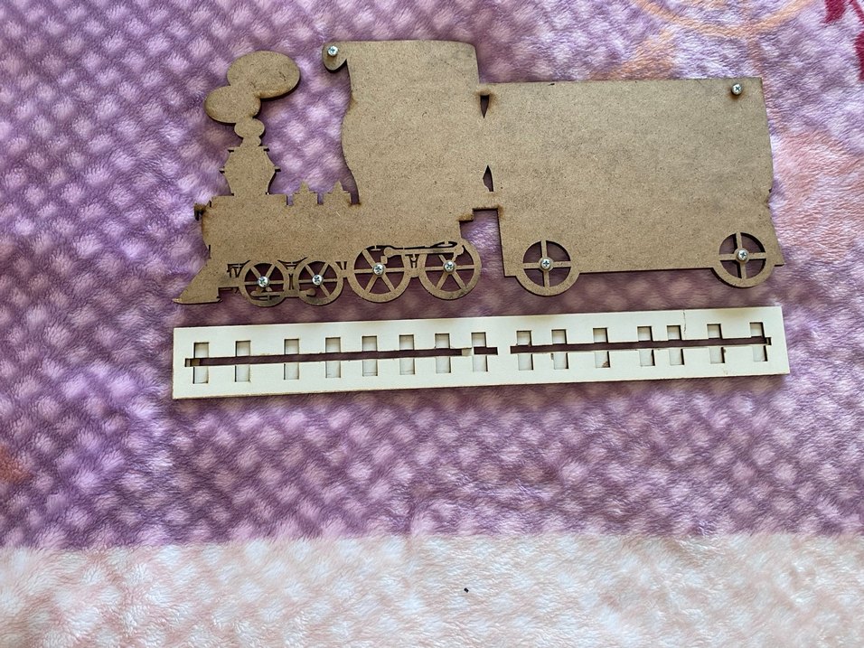 Renkli Tren Tasarımlı Çerçeve - Görsel 5