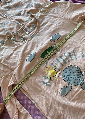 Kadın Uzun Kollu Rahat Pijama Takımı - Görsel 7