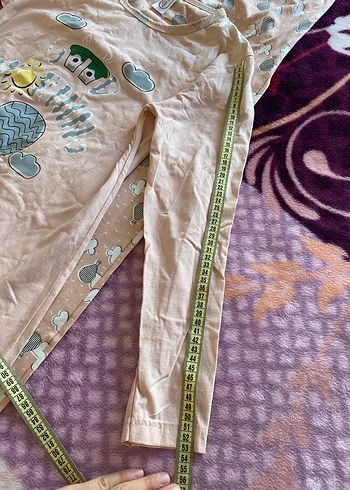 Kadın Uzun Kollu Rahat Pijama Takımı - Görsel 8