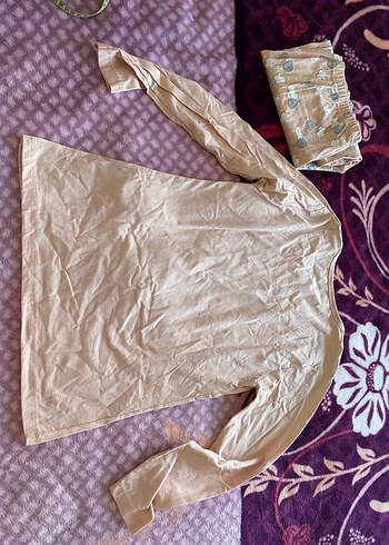 Kadın Uzun Kollu Rahat Pijama Takımı - Görsel 2