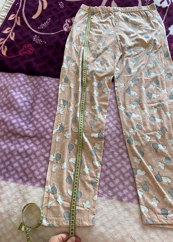 Kadın Uzun Kollu Rahat Pijama Takımı - Görsel 4