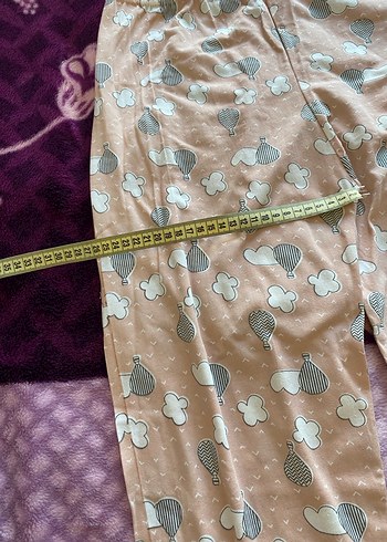 Kadın Uzun Kollu Rahat Pijama Takımı - Görsel 5