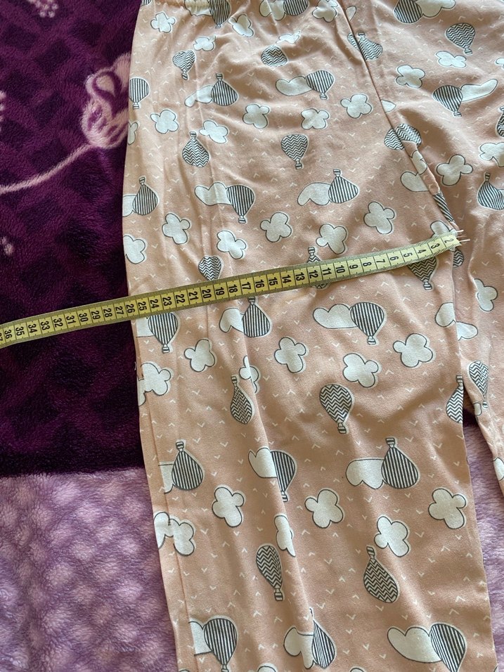 Kadın Uzun Kollu Rahat Pijama Takımı - Görsel 5