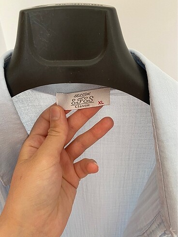 xl Beden mavi Renk Şile bezi / müslim kumaş gömlek L/XL