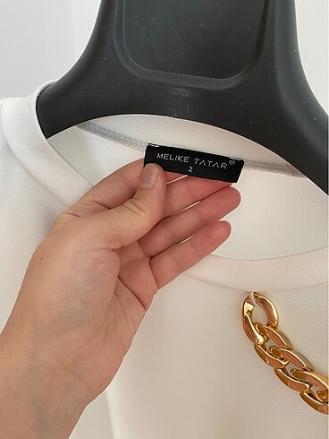 42 Beden beyaz Renk Modest tunik 2 beden 40-42 uyumlu