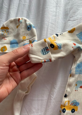 Yenidoğan hastane çıkışı tulum seti - Görsel 4