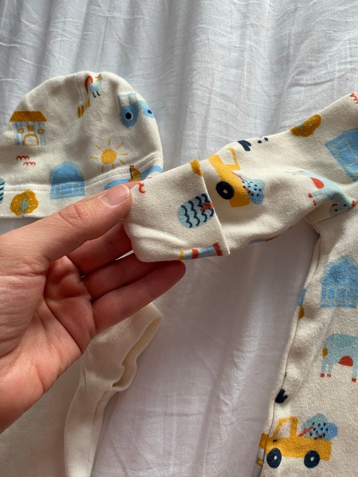 Yenidoğan hastane çıkışı tulum seti - Görsel 4