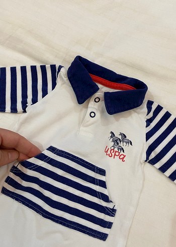 Uzun Kollu Beyaz Bebek Tulum - Görsel 3