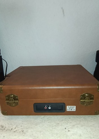 Kensa Kahverengi Taşınabilir Plak Çalar - Görsel 5