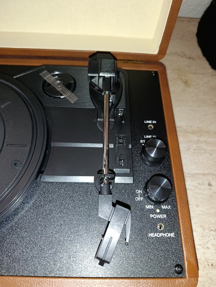 Kensa Kahverengi Taşınabilir Plak Çalar - Görsel 2