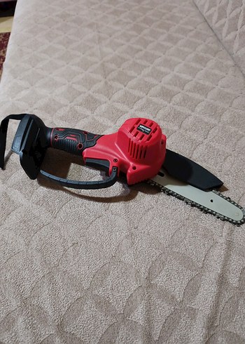 Kırmızı Mini Elektrikli Testere - Görsel 2