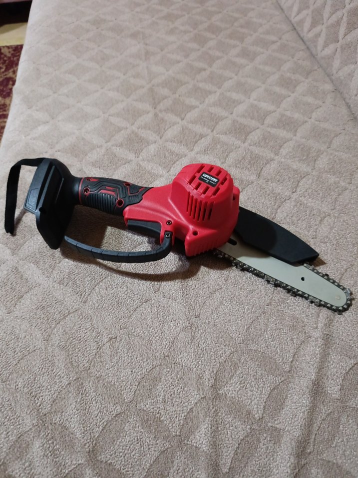 Kırmızı Mini Elektrikli Testere - Görsel 2