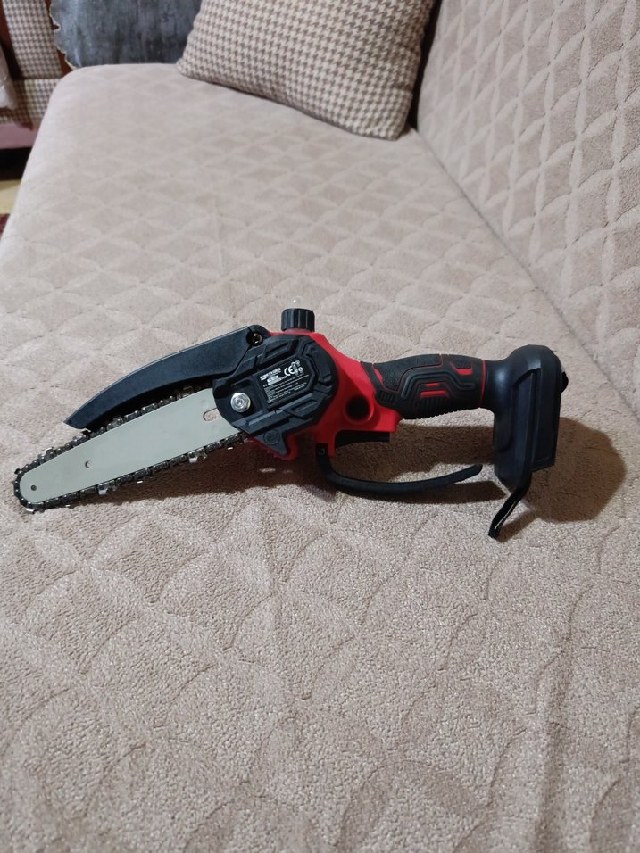 Kırmızı Mini Elektrikli Testere - Görsel 3