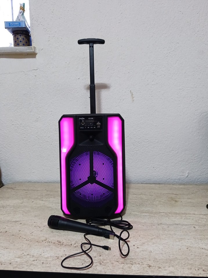 Renkli Bluetooth Kablosuz Hoparlör - Görsel 4