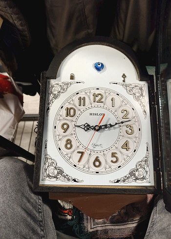 Kahverengi Ahşap Masa Saati - Görsel 2