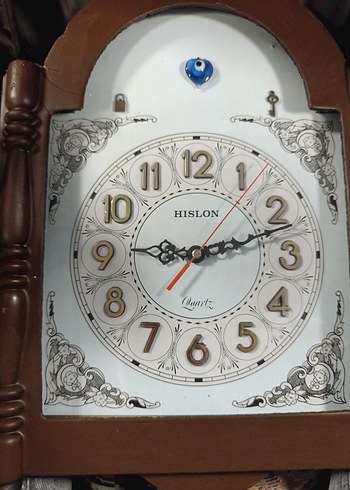 Kahverengi Ahşap Masa Saati - Görsel 5