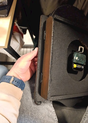 Kahverengi Ahşap Masa Saati - Görsel 7