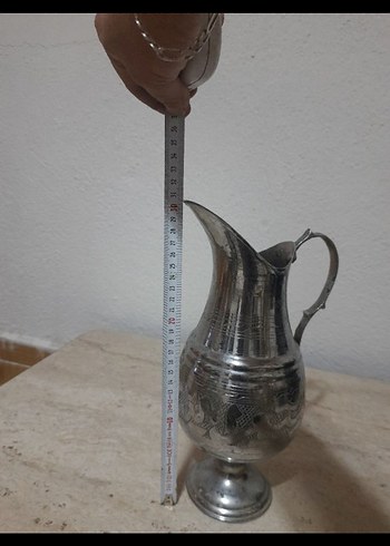 Parlak Beyaz Dekoratif Vazo - Görsel 3