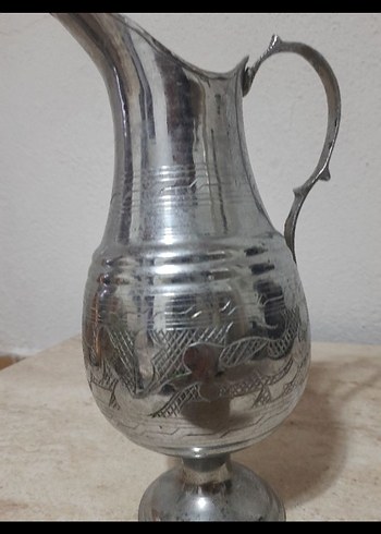 Parlak Beyaz Dekoratif Vazo - Görsel 2