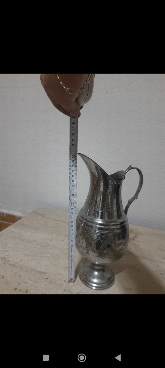 Parlak Beyaz Dekoratif Vazo - Görsel 3