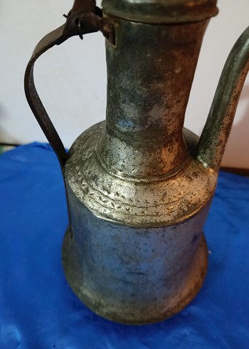 Gri Antika bakır ibrik - Görsel 3