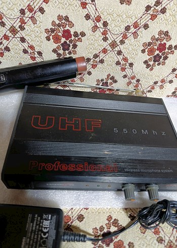 Siyah Profesyonel Kablosuz Mikrofon Seti - Görsel 4