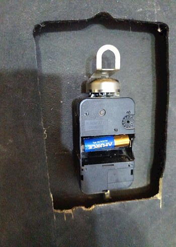 Koyu Kahverengi Ahşap Duvar Saati - Görsel 4