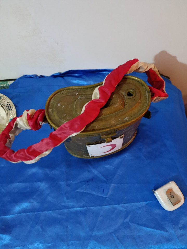 Osmanlı Dönemi Kızıl Hilal Kutusu kumbara - Görsel 5