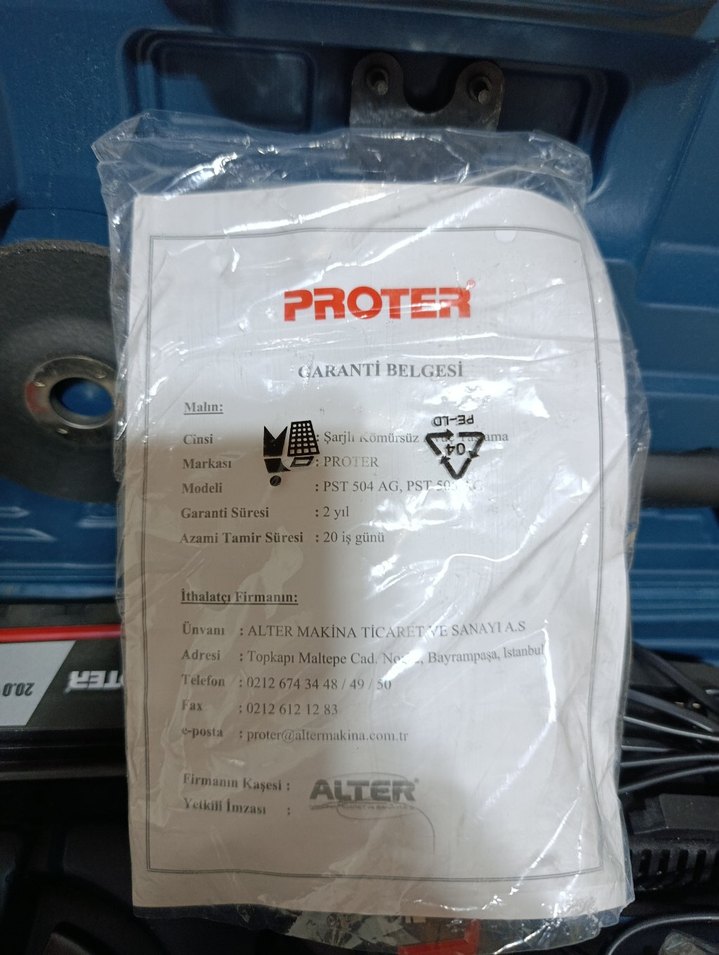 Kömürsüz Motorlu Avuç Taşlama - Görsel 5