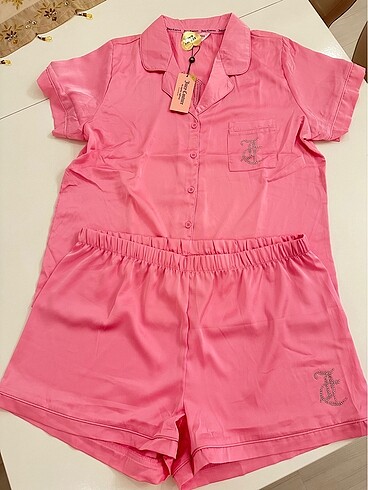 Juicy couture pembe pijama takımı