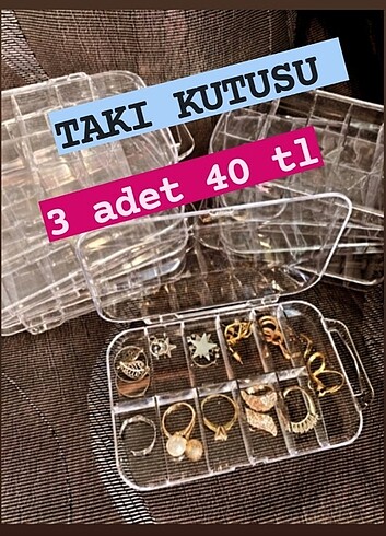 Takı kutusu düzenleyici organizer 
