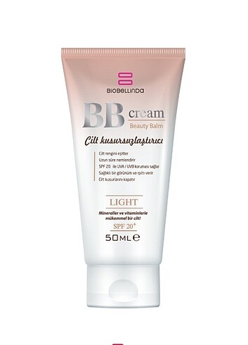 Biobellinda Bb Cream Light 50 Ml | Cilt Kusursuzlaştırıcı Kapatı