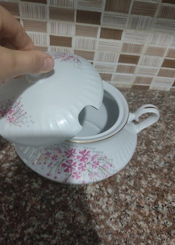 Beden Güral porselen çorba lık.Hic kullanılmadı.