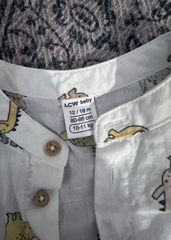 LC Waikiki LCW Erkek Çocuk Desenli Keten Gömlek