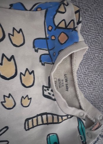 LC Waikiki LCW Bebek Erkek Baskılı Uzun Kollu Pamuklu Body