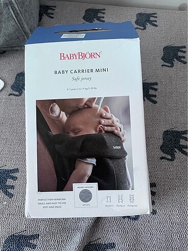  Beden gri Renk Babyjörn mini 3d kanguru
