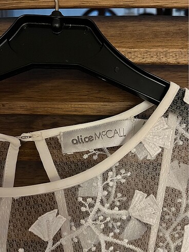 36 Beden beyaz Renk Alice Mccall Dantel tulum