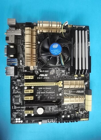 Beden ASUS Z87-PRO WİFİ ANAKART + 32GB CORSAİR VENGEANCE PRO 1600 DDR3
