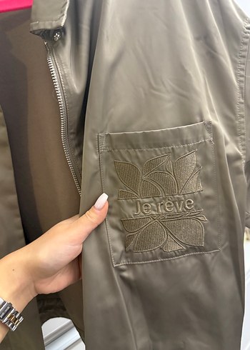 Kadın Kahverengi Gevşek Kesim Ceket - Görsel 2