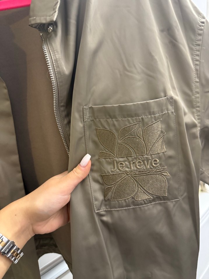 Kadın Kahverengi Gevşek Kesim Ceket - Görsel 2