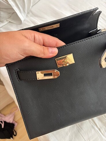  Beden siyah Renk Birkin hrms çanta