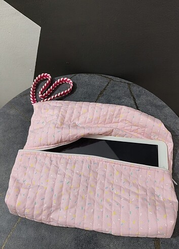  Beden pembe Renk Makyaj tablet çantası