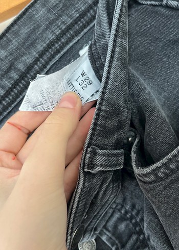 l Beden gri Renk Gri Erkek Kot Pantolon