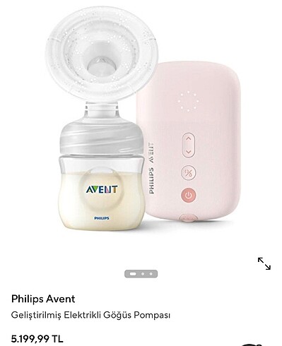 Beden Renk Philips Avent Geliştirilmiş Elektrikli Göğüs Pompası SCF395/11