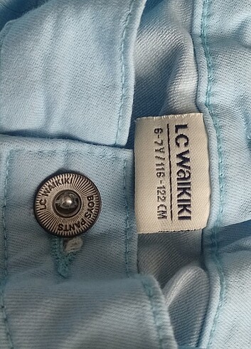 6 Yaş Beden mavi Renk Unisex çocuk pantolonu 6 7 yaş