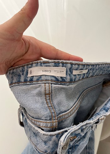 xxl Beden Gri Yırtmaçlı Bol Kesim Midi Kadın Kot Pantolon