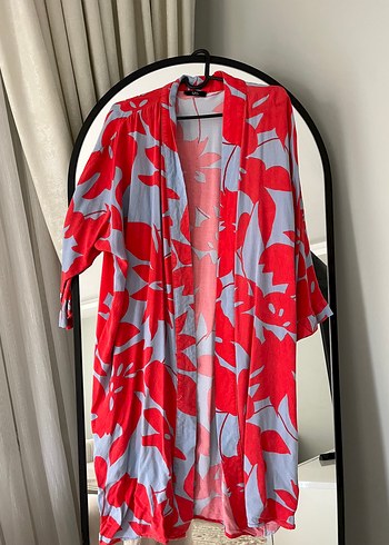 xxl Beden Geniş Kesim Uzun Bağcıklı Kimono