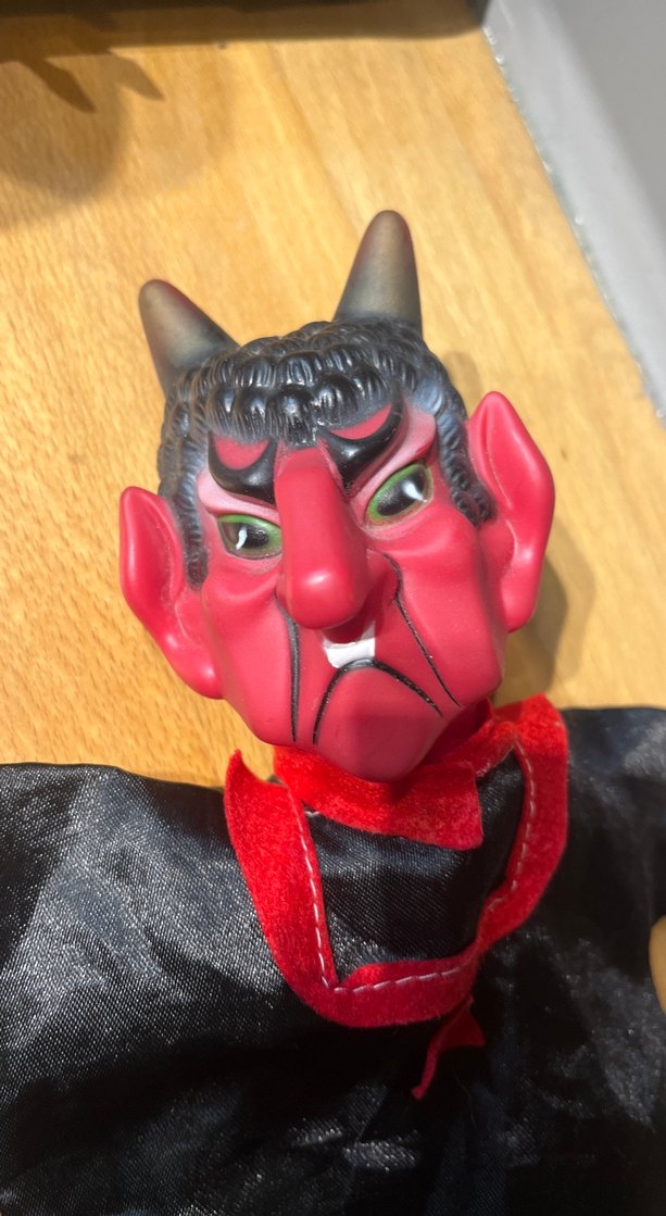 Kırmızı Şeytan Temalı El Kuklası - Görsel 3